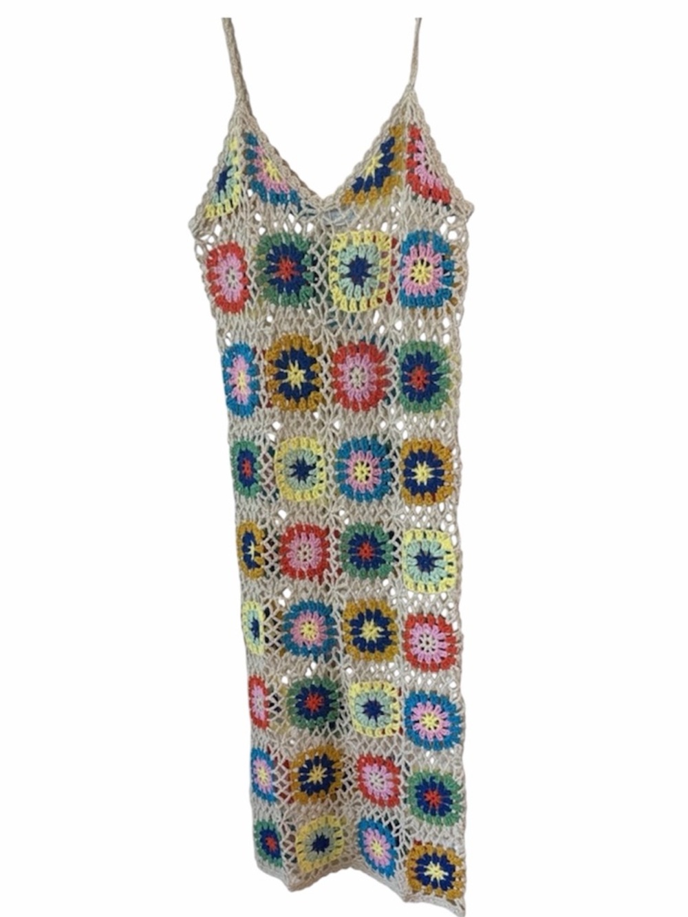 Crochet Midi Dress / Swim Cover Up